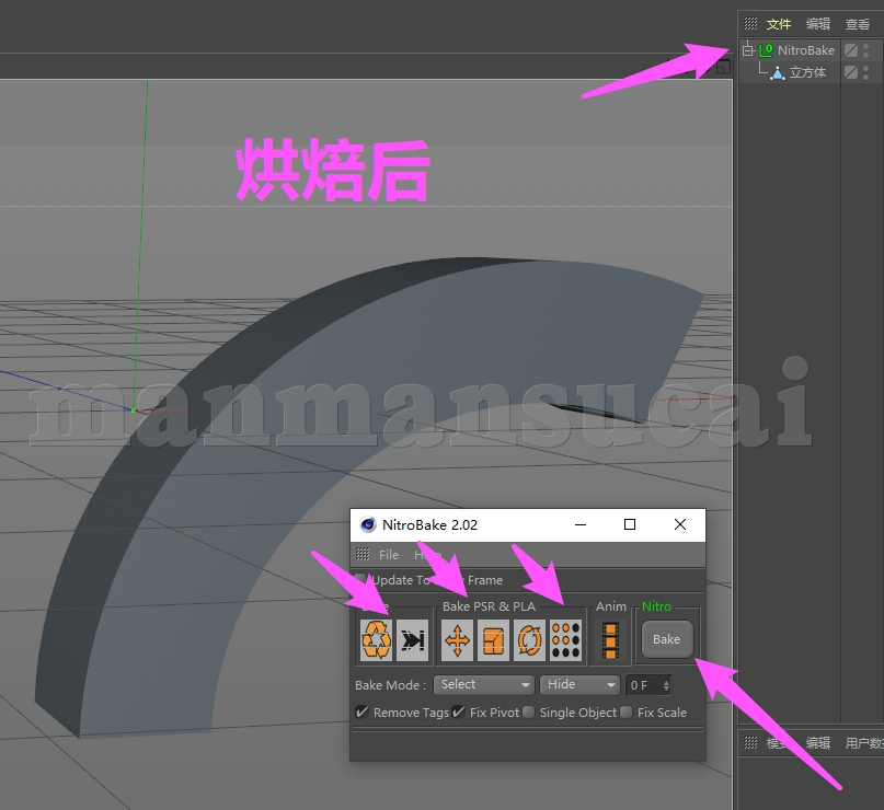 C4D场景关键帧烘焙插件Nitro4D NitroBake v3 R17-R26 2024winmac-图1