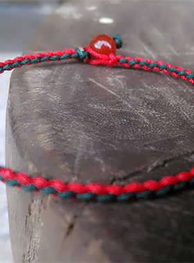 本命年超细款民族风纯手工手绳
