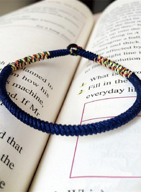 编织民族风本命年金刚结手链绳