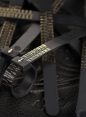 AARONX戒指港码测量环测量尺戒指圈口大小号码尺寸测量圈工具神器