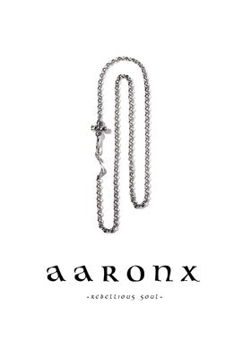 铃兰银项链AaronX925银