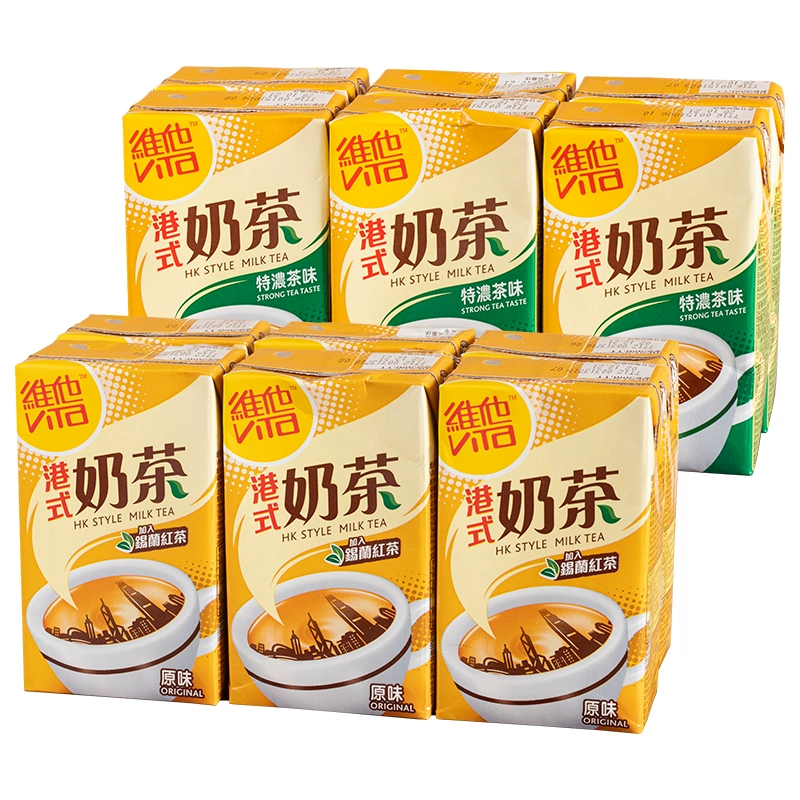 香港版Vita维他奶茶250mlx10盒港式特浓原味奶茶茶饮料下午茶饮品 - 图3