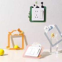 3d stereo home decoration Nordic rims cover night light switch patch wall sticking protective sleeve modern minimalist light double switch