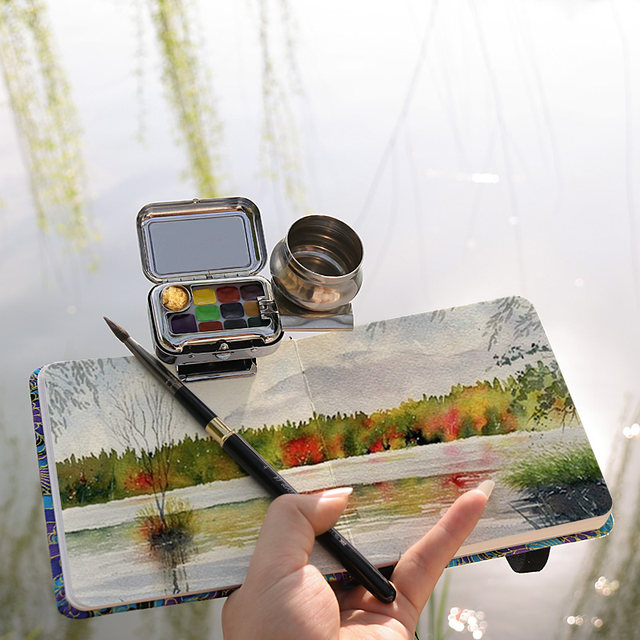 Smink watercolor paint mini packaging