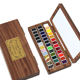 Thunder Tiger Manicure Watercolor Paint 39 Colors Wooden Box Set