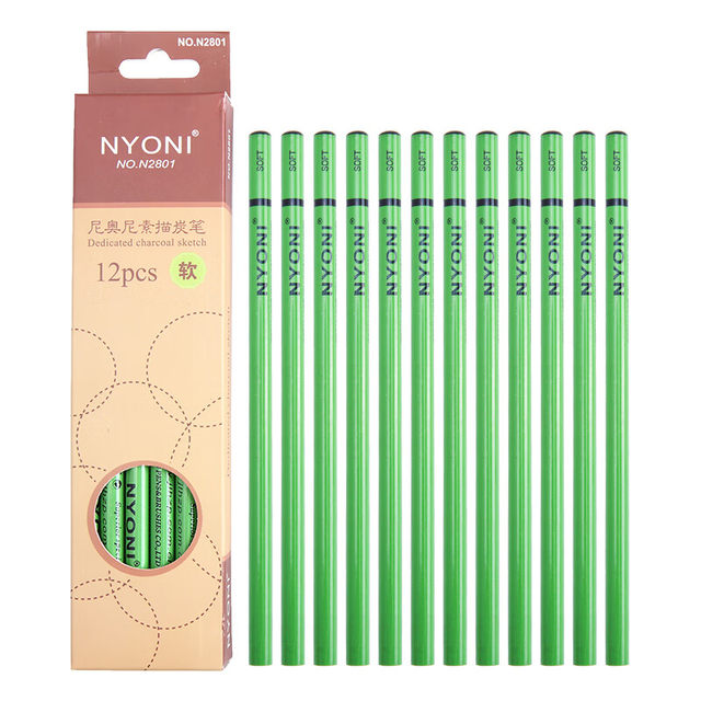 Nyoni Nyoni charcoal brush strokes are delicate