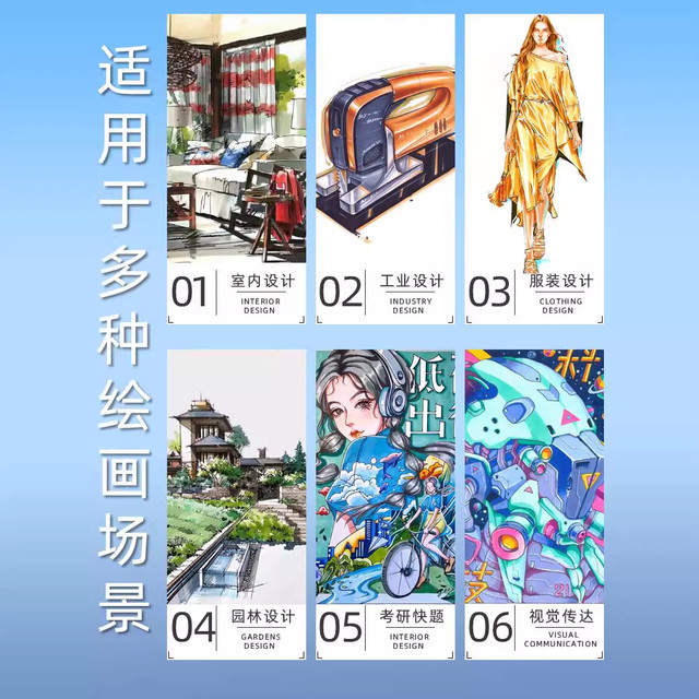 Mekal third generation professional soft tip marker pen set