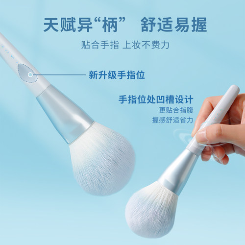 LADES/蓝蒂丝风铃10支化妆刷套装粉底腮红眼影遮瑕修容鼻影散粉刷 - 图2