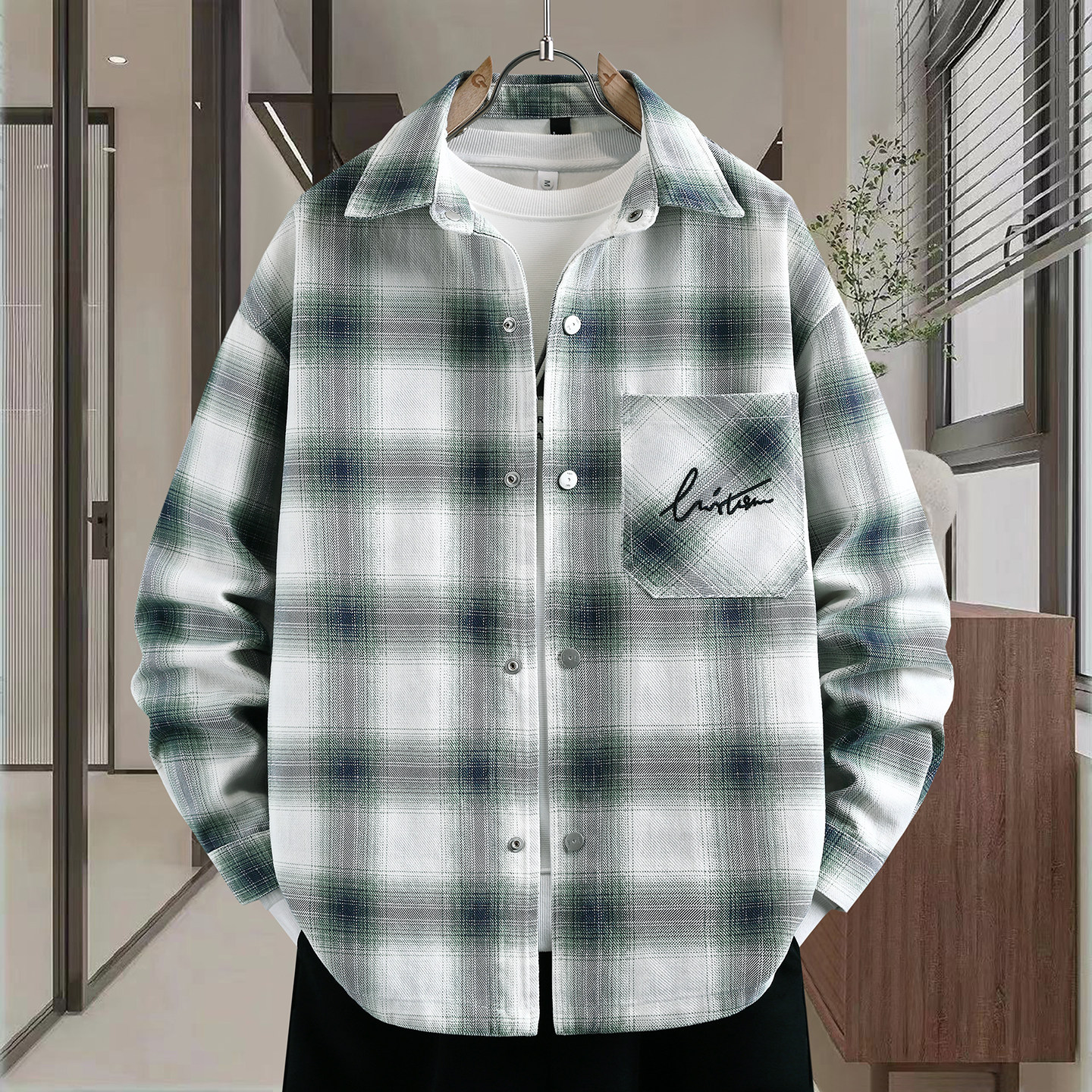 13青少年春季长袖衬衣15岁男孩中学生14大童帅气潮流宽松牛仔衬衫,淘宝优惠券,粉丝福利购,淘宝优惠卷