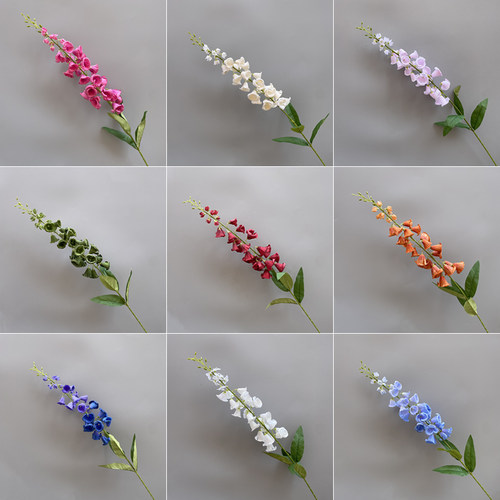 婚庆道具仿真花材铃兰花吊顶布置花艺舞台白色婚礼装饰插花假花 - 图0