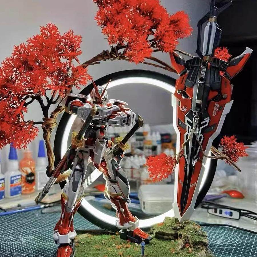 摩动核高达吕布白虎敖丙曹仁干将盲盒白雪姬拼装机甲拼装模型手办