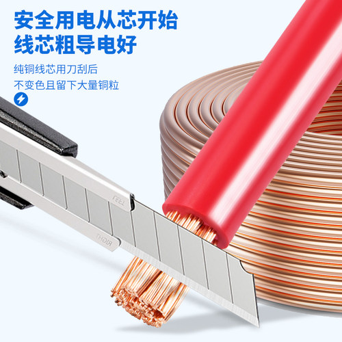 金联宇国标全铜BVR10/16/25/35/50平方单皮多芯工程阻燃电线散剪 - 图2
