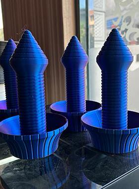 3d打印直销胡萝卜香蕉伸缩剑螺旋伸缩刀网红玩具刀武士刃丝绸玩具