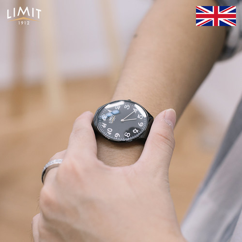 英国LIMIT超薄时尚男士腕表ins风黑色简约气质礼物 - 图0