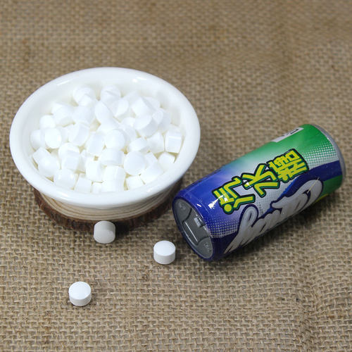 包邮 年货80经典怀旧零食 可乐味 汽水味糖 气泡糖 汽水压片糖10g - 图1