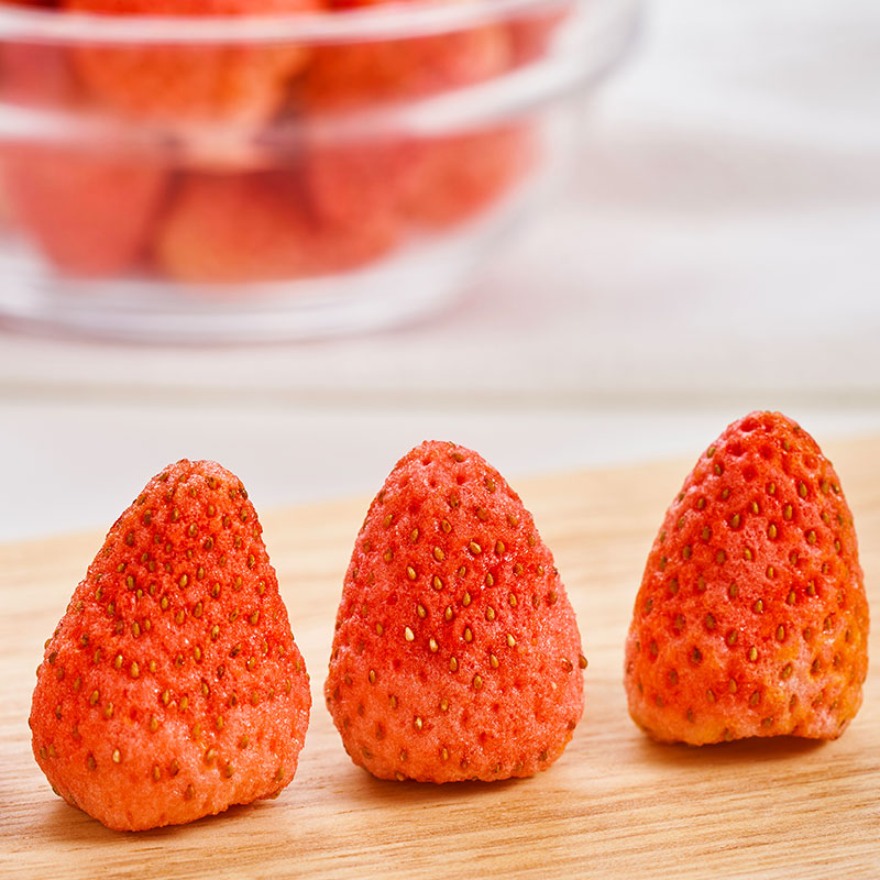 无添加剂整颗冻干草莓脆500g脱水果脯干烘焙专用雪花酥原材料零食 - 图2