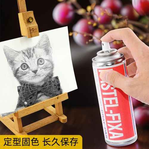 Японский импортный универсальный акрил, мелки, масляная пастель, спрей, акварель, 100 мл, фиксация цвета, стайлинг, фиксаторы в комплекте