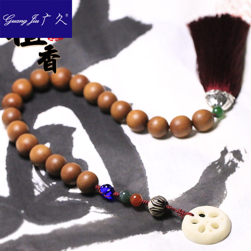 广久巴布亚檀香15mm类似老山佛珠 广久其他DIY饰品配件