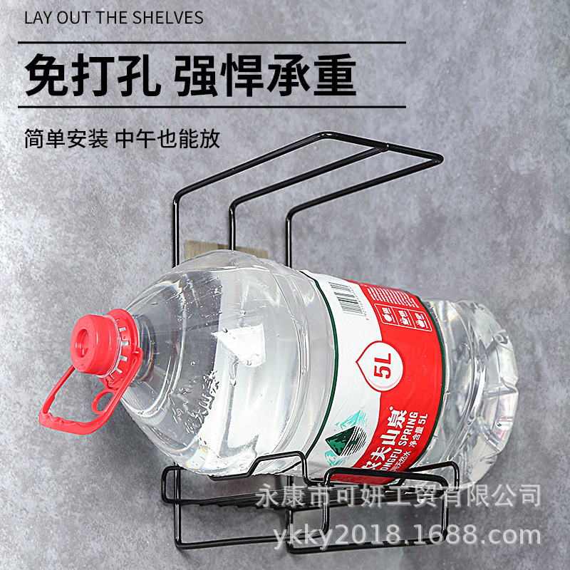 抹布沥水架厨房毛巾收纳挂架壁挂式的置物用品神器免打孔晾杆架子 - 图2