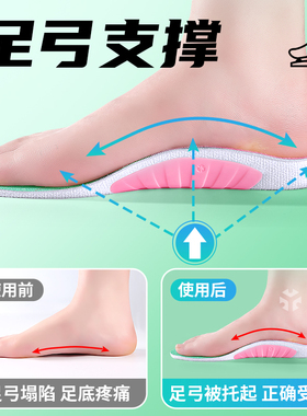 单板雪鞋鞋垫滑雪足弓支撑运动