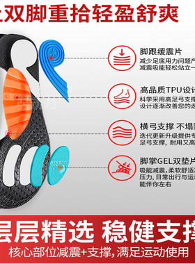 适用于迪卡侬鞋垫足弓支撑减震