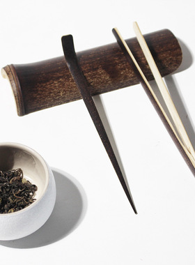 厂家紫竹三件套天然竹制茶道六君子配件竹茶勺竹工艺品手工