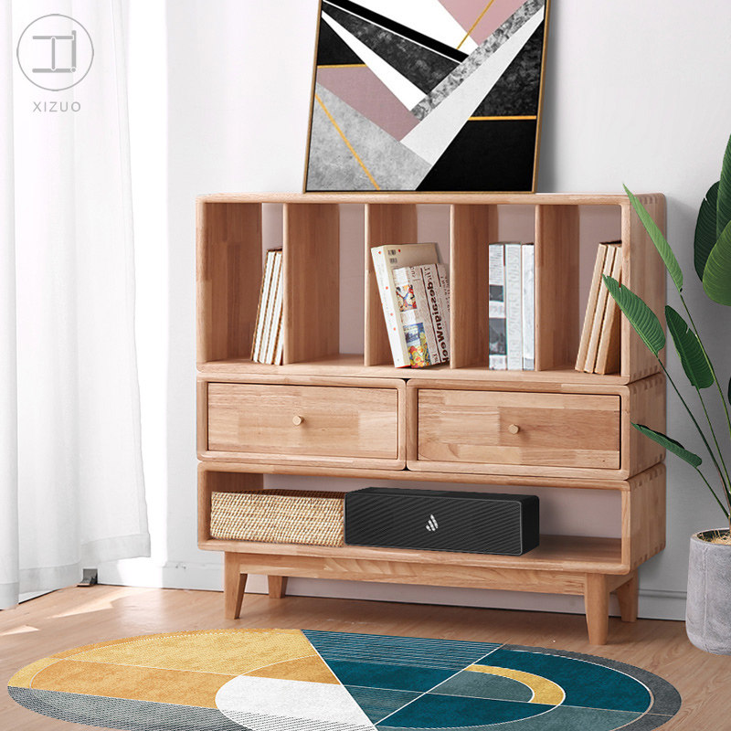 原木风实木自由组合格子柜落地矮书柜创意开放式格格收纳储物柜,淘宝优惠券,粉丝福利购,淘宝优惠卷
