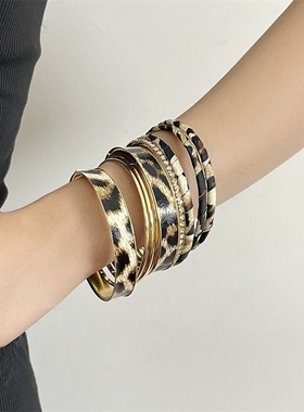 vintage复古夸张个性套装手镯女