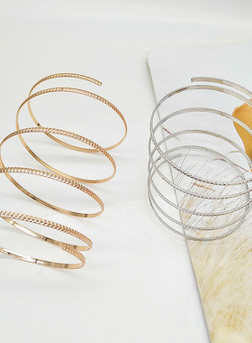 多圈夸张可调舞蹈个性饰品手镯