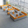 Creative corner sofa office reception and leisure
