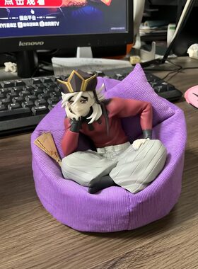 娃用迷你小沙发桌面摆件拉布布车载中控懒人沙发装饰微缩场景棉窝