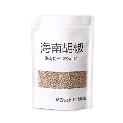 海南白胡椒粒500g农家精选家用胡椒粉袋装调料花椒特产新货新品 - 图3