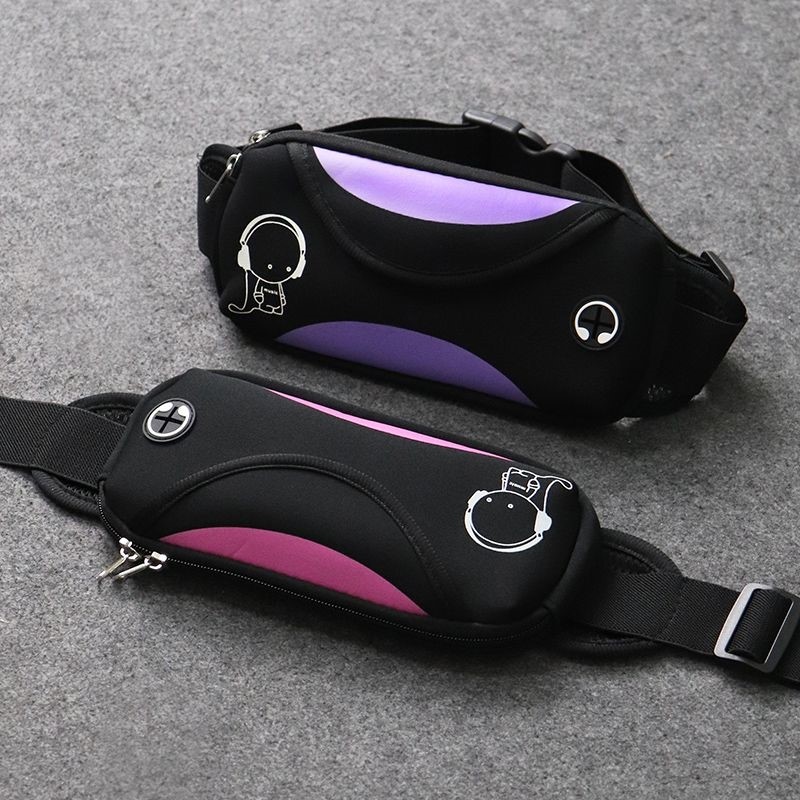 New men's and women's mobile phone bag multi-functional close-fitting waist bag fitness running universal sports bag outdoor equipment belt bag