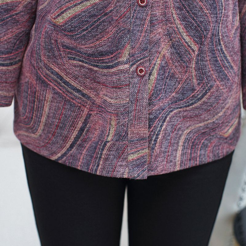 2020新款妈妈春秋中老年女装50衬衫 淑音中老年女装