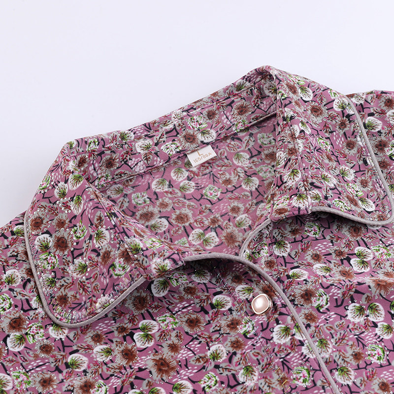 2020夏装妈妈新款中老年女装薄衬衫 淑音中老年女装