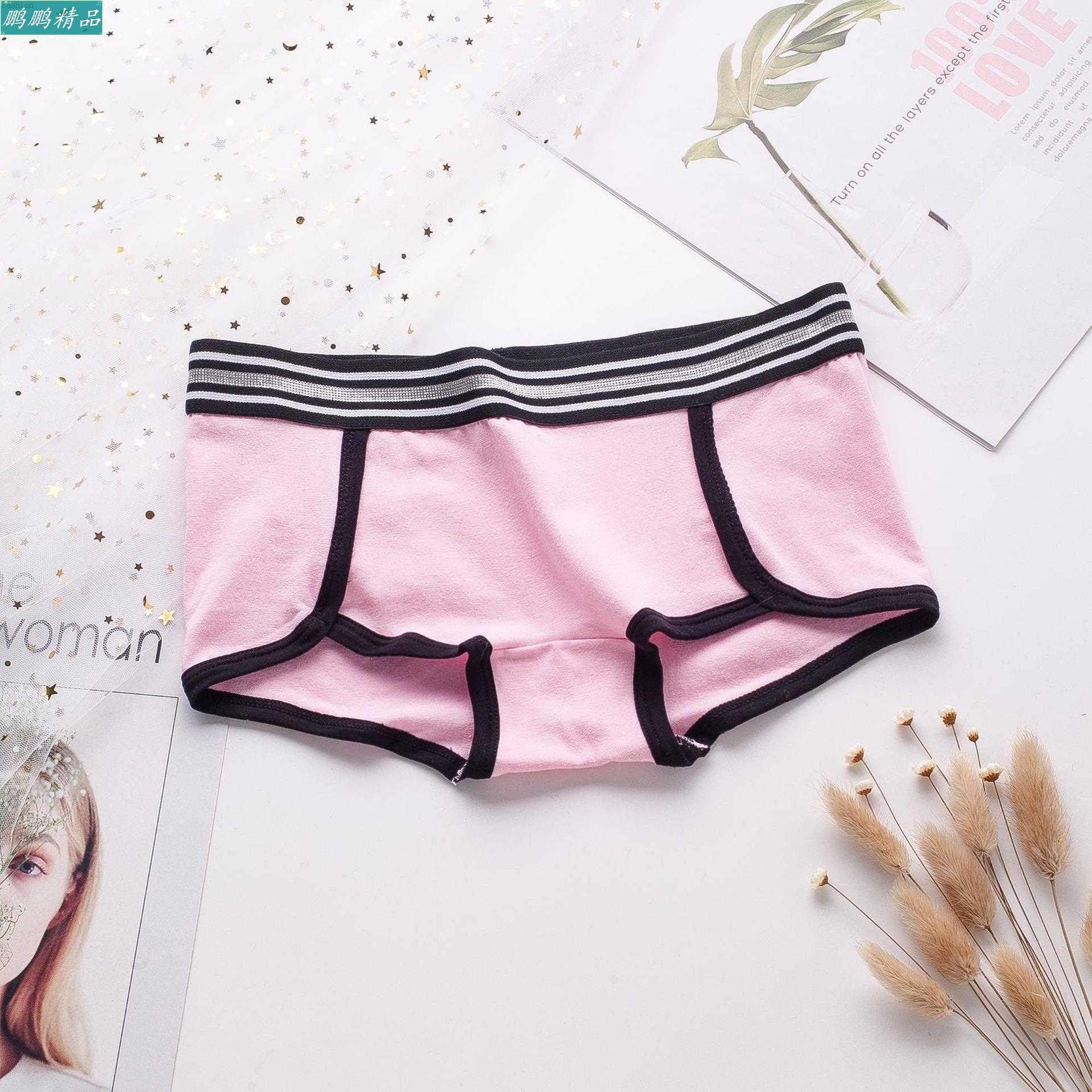 Cotton ladies underwear plus size boxer, sometimes called-图0