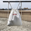 Simple canvas drawstring backpack custom-made
