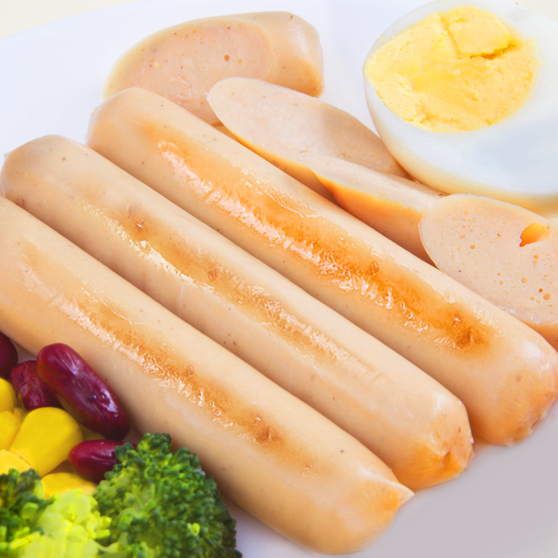 老司机食品旗舰店鸡胸肉肠健身即食低脂鸡肉火腿肠香肠零食鸡肉肠无淀粉级代餐食品2