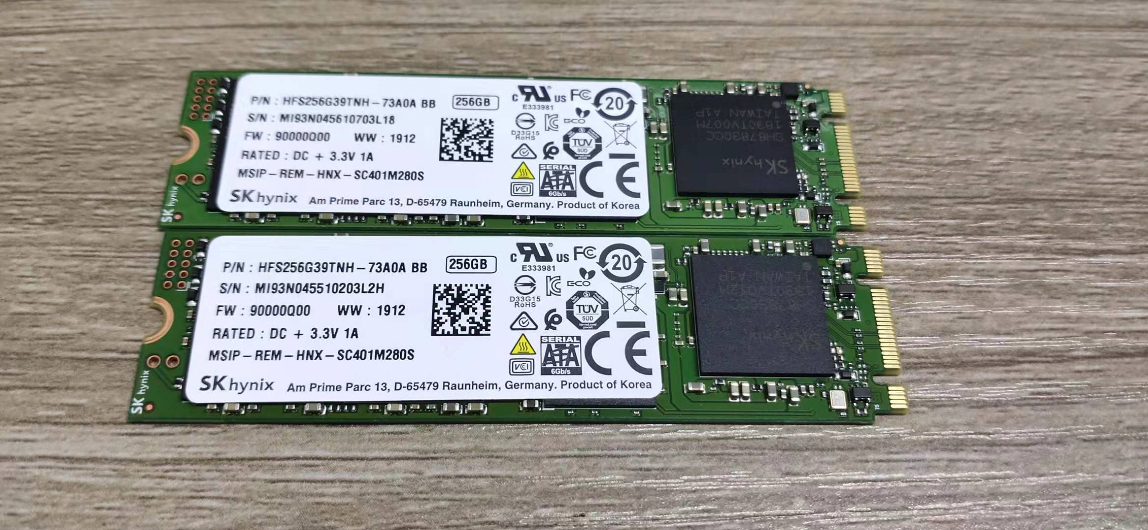 海力士 sc401 256G SATA3 M.2 2280台式机笔记本 NGFF固态 SSD-图0