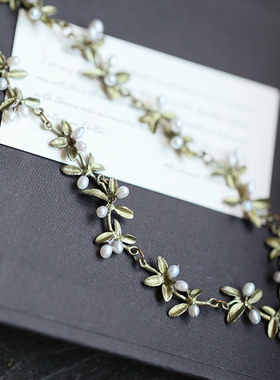 华丽款小众设计复古项链