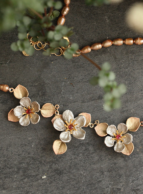 豆梨花珍珠项链华丽款