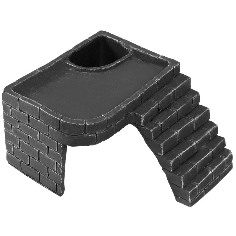 乌龟缸晒台爬台黄缘造景爬梯石头躲避屋洞穴巴西龟爬坡休息晒背台,淘宝优惠券,粉丝福利购,淘宝优惠卷