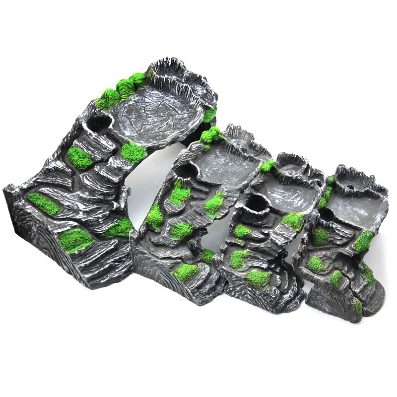 乌龟晒台爬台龟缸造景高水位浮岛爬坡巴西龟晒背台洞屋躲避晒龟台,淘宝优惠券,粉丝福利购,淘宝优惠卷