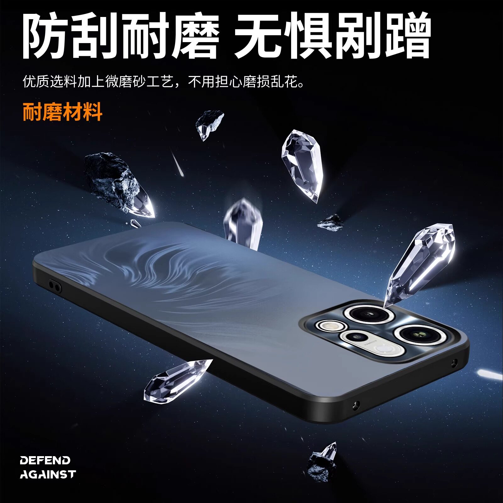 适用OPPOReno14手机壳reno15新款Pro手机套人鱼姬磨砂全包自带镜头膜防摔保护壳新品高端网红高档硅胶外壳por - 图0