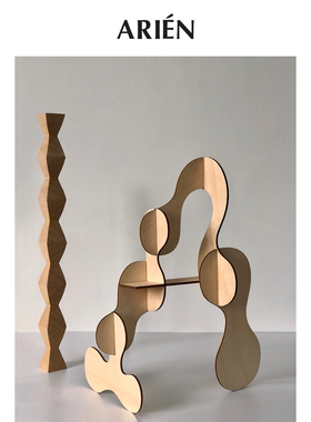 艺术摆件木片ins风摆件ins风