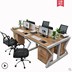 Nhân viên quầy văn phòng châu Âu bàn ghế văn phòng bàn làm việc mới bao gồm bàn ghế kết hợp công ty 6 người - Nội thất văn phòng Nội thất văn phòng