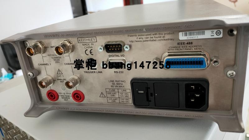 新品推荐现货KEITHLEY 2502皮安表+电压电流源双通道+光功率测量 - 图1