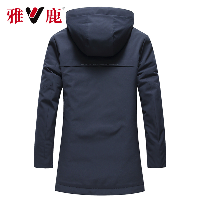 反季雅鹿羽绒服男中长款 年新款工装冬加厚白鸭绒潮流帅气外套 2020 反季雅鹿羽绒服男中长款 年新款工装冬加厚白鸭绒潮流帅气外套 2020