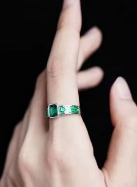 绿之法皇印象戒指小众设计