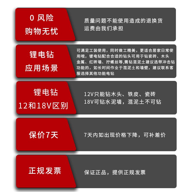 高档卡夫威尔家用多功能维修手电钻电动工具套装电木工五金工具箱